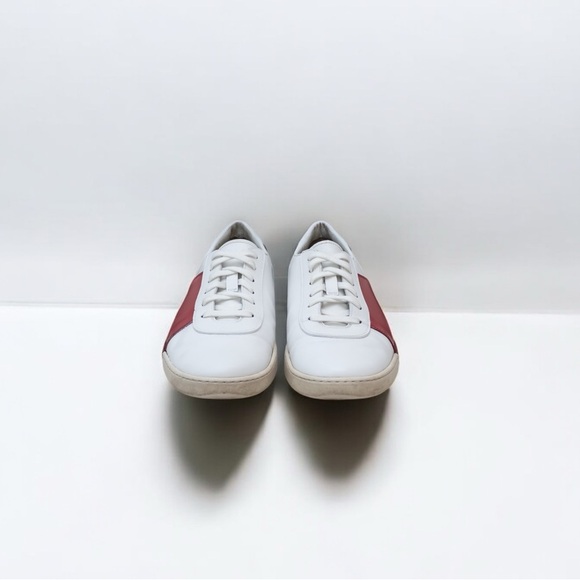AUTHENTIC PRADA AVENUE‎ SNEAKERS SHOES WHITE + RED SIZE US 7; EU 40 - Picture 2 of 10
